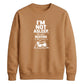 Cool lazy cat resting eyes Funny Memes Unisex Sweatshirt