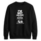 Cool lazy cat resting eyes Funny Memes Unisex Sweatshirt