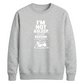 Cool lazy cat resting eyes Funny Memes Unisex Sweatshirt