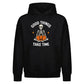 Cool meditating skeleton quote Halloween Oversized Hoodie