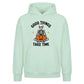 Cool meditating skeleton quote Halloween Oversized Hoodie