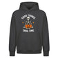 Cool meditating skeleton quote Halloween Oversized Hoodie