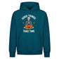 Cool meditating skeleton quote Halloween Oversized Hoodie