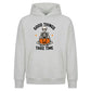 Cool meditating skeleton quote Halloween Oversized Hoodie