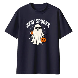 Cool shades ghost stay spooky Halloween Oversized T-Shirt