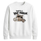 Cool sunglasses cat quote Funny Memes Unisex Sweatshirt