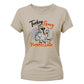 Cool turkey coffee graphic Thanks Giving Ladies T-Shirt