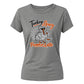 Cool turkey coffee graphic Thanks Giving Ladies T-Shirt