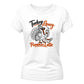 Cool turkey coffee graphic Thanks Giving Ladies T-Shirt