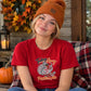 Cool turkey coffee graphic Thanks Giving Ladies T-Shirt