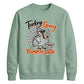 Cool turkey pumpkin latte art Thanksgiving Unisex Sweatshirt