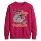 Cool turkey pumpkin latte art Thanksgiving Unisex Sweatshirt