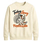 Cool turkey pumpkin latte art Thanksgiving Unisex Sweatshirt