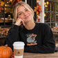 Cool turkey pumpkin latte art Thanksgiving Unisex Sweatshirt