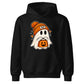 Cosy bobble hat ghost trick or treat Halloween Kids Hoodie