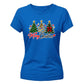 Cosy festive holiday tree print Christmas Ladies T-Shirt