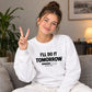 Cosy procrastination loading Funny Memes Unisex Sweatshirt