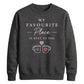 Cozy Favourite Place Next To You For him For her gift sweatshirt
