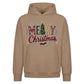Cozy Festive Tree Typography Christmas Oversized Hoodie