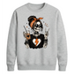 Cozy skeleton coffee print top Halloween Unisex Sweatshirt