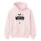 Creepy wizard dripping text graphic print Halloween hoodie