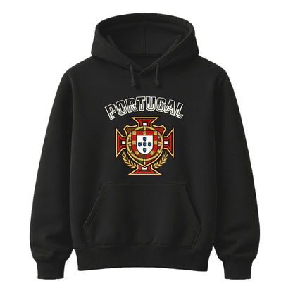 Crest Portugal football tournament unisex hoodies
