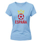Crown Spain football tournament Ladies Fit t-shirt