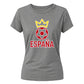 Crown Spain football tournament Ladies Fit t-shirt