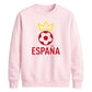 Crown Spain football tournament sweatshirt