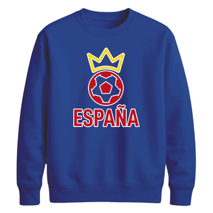 Crown Spain football tournament sweatshirt