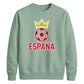 Crown Spain football tournament sweatshirt
