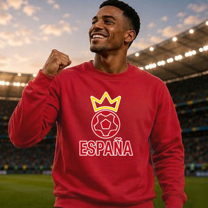 Crown Spain football tournament sweatshirt