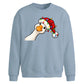 Curious goose fairy lights Christmas Oversized Sweatshirt