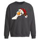 Curious goose fairy lights Christmas Oversized Sweatshirt