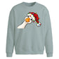 Curious goose fairy lights Christmas Oversized Sweatshirt