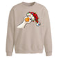 Curious goose fairy lights Christmas Oversized Sweatshirt