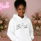 Cursive Hand Ring Illustration Design Bride Unisex Hoodie