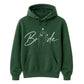 Cursive Hand Ring Illustration Design Bride Unisex Hoodie