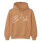 Cursive Hand Ring Illustration Design Bride Unisex Hoodie