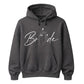 Cursive Hand Ring Illustration Design Bride Unisex Hoodie
