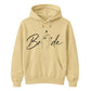 Cursive Hand Ring Illustration Design Bride Unisex Hoodie