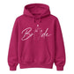 Cursive Hand Ring Illustration Design Bride Unisex Hoodie