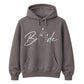 Cursive Hand Ring Illustration Design Bride Unisex Hoodie