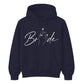 Cursive Hand Ring Illustration Design Bride Unisex Hoodie