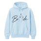 Cursive Hand Ring Illustration Design Bride Unisex Hoodie