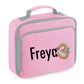 Cute Elephant Kids Lunch Bag with Custom Name Personalised Lunch Bag Cooler Box