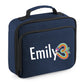 Cute Elephant Kids Lunch Bag with Custom Name Personalised Lunch Bag Cooler Box