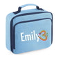 Cute Elephant Kids Lunch Bag with Custom Name Personalised Lunch Bag Cooler Box