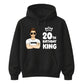 Custom Birthday King Personalised Happy Birthday hoodie
