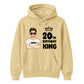 Custom Birthday King Personalised Happy Birthday hoodie